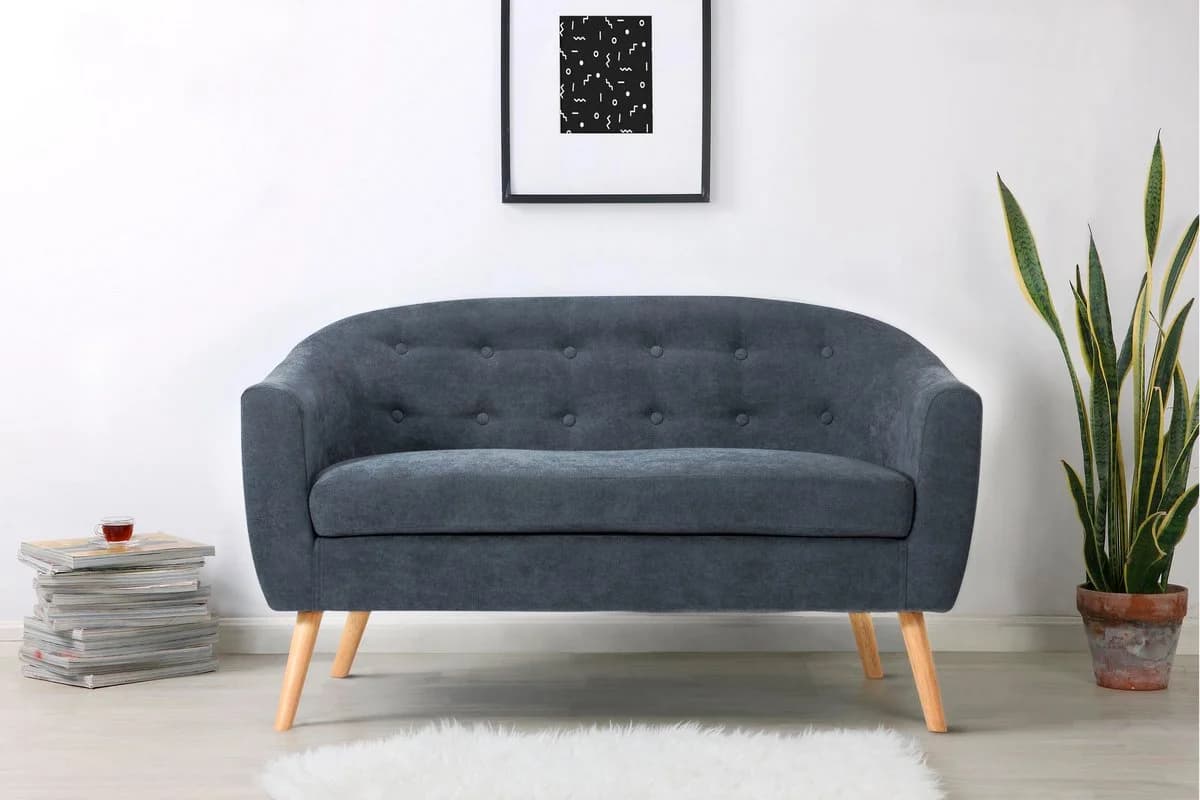  Two Seater Sofa in Pakistan (Couch) Velvet Linen Porsche Maserati Fabric 