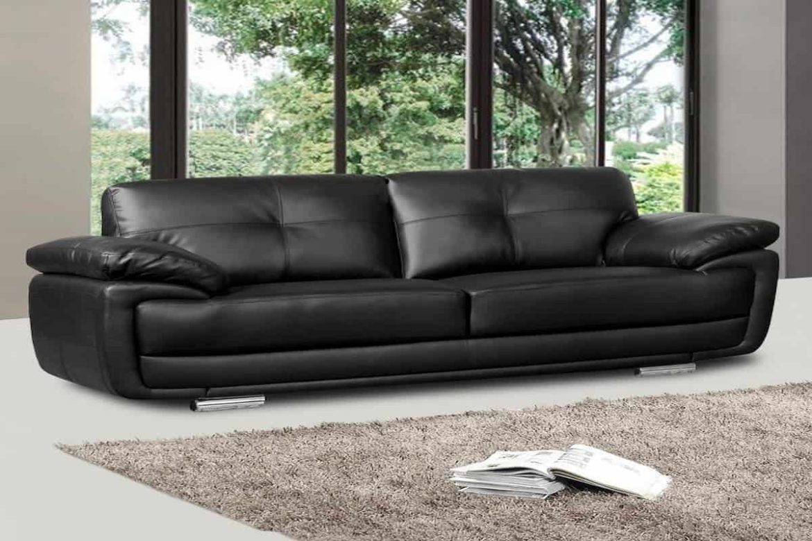 Sofa Leather; Combined Bi-cast Nubuck Raised Grain Split Pure Leather