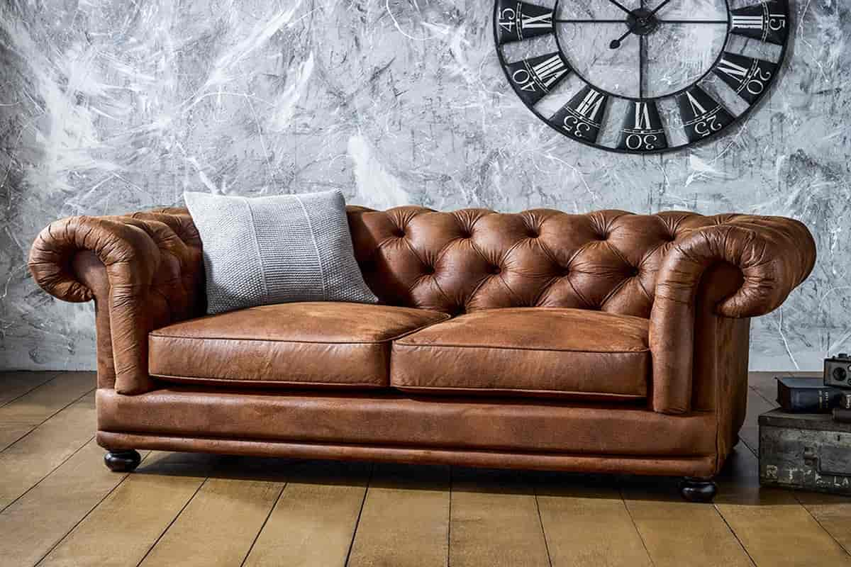  Leather Sofa (Full Grain) Resistance Long Lasting 