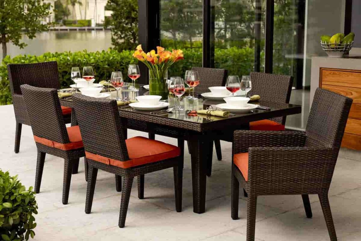 Plastic chairs for home patio as garden furniture