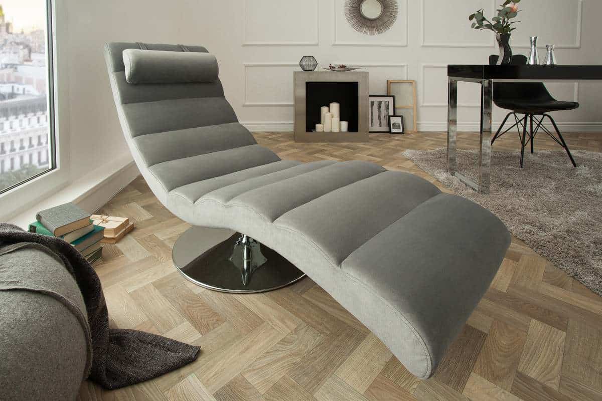  Leather chaise lounge chair with arms + reasonable price 